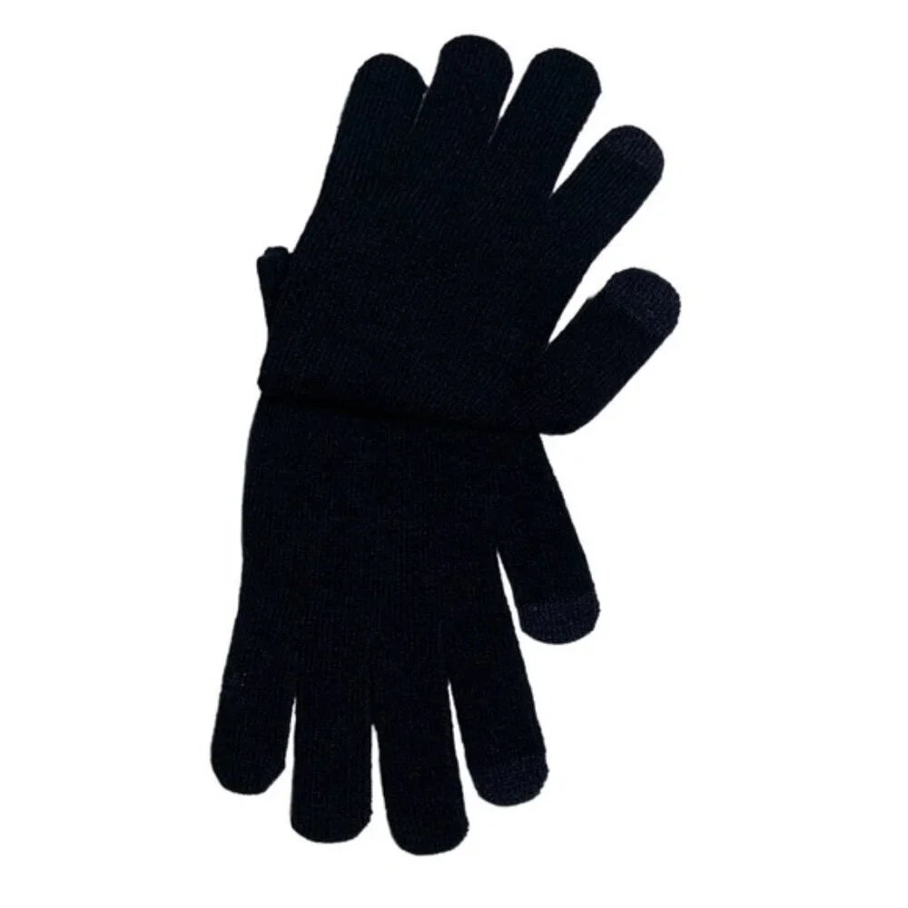 WE Texting Touchscreen Gloves Winter Warm Stretch Knit Women Men Black OS Unisex